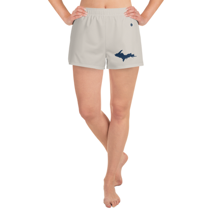 Michigan Upper Peninsula Athletic Shorts (w/ UP Outline) | Women's - Canvas Color