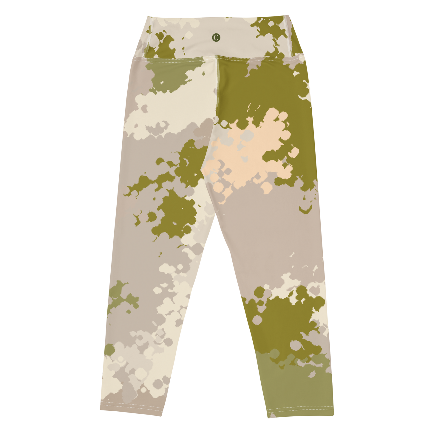 Michigan Upper Peninsula Yoga Leggings (w/ UP USA Flag) | Rosy Mound Camo