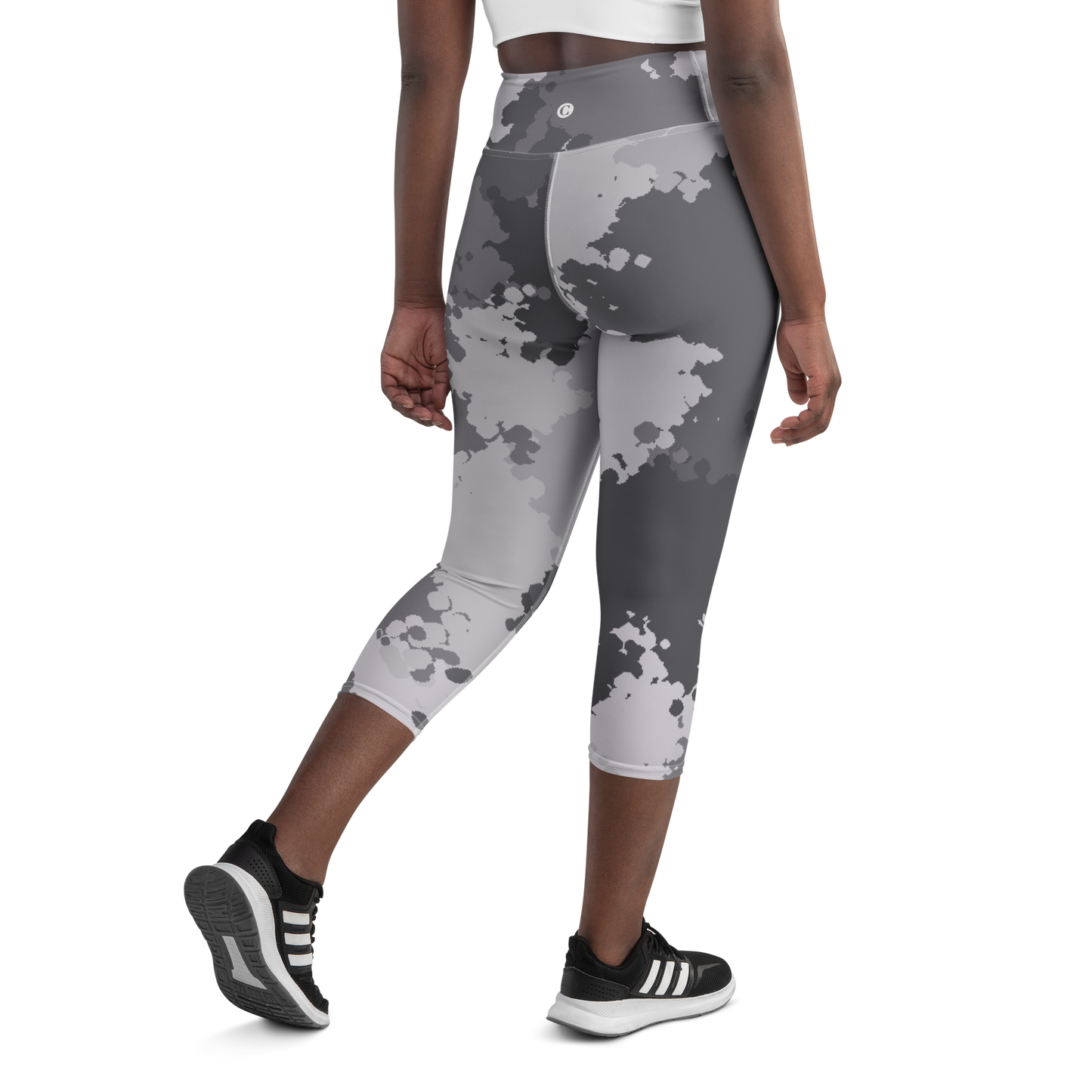 Michigan Upper Peninsula Yoga Leggings (w/ UP USA Flag) | Iron Ore Camo