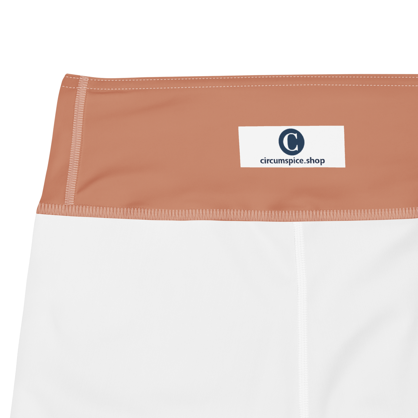 Michigan Upper Peninsula Yoga Capri Leggings (w/ UP Outline) | Copper Color