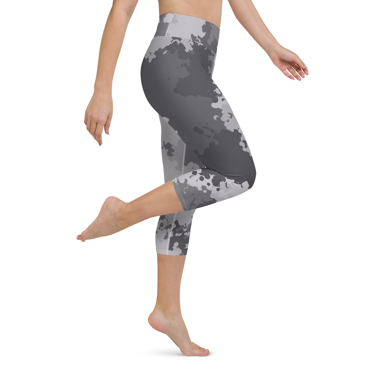 Michigan Upper Peninsula Yoga Leggings (w/ UP USA Flag) | Iron Ore Camo