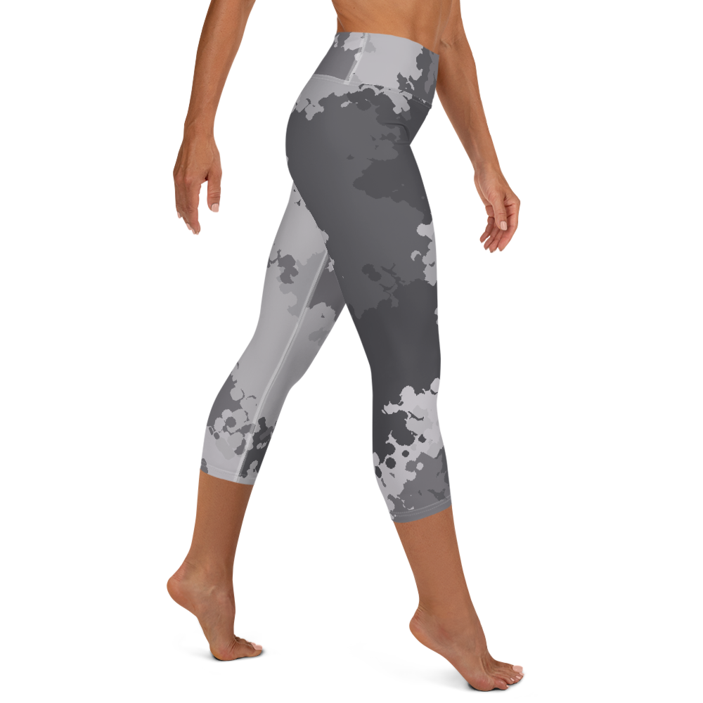 Michigan Upper Peninsula Yoga Leggings (w/ UP USA Flag) | Iron Ore Camo