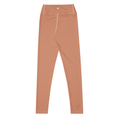 Michigan Upper Peninsula Yoga Leggings (w/ UP Outline) | Copper Color