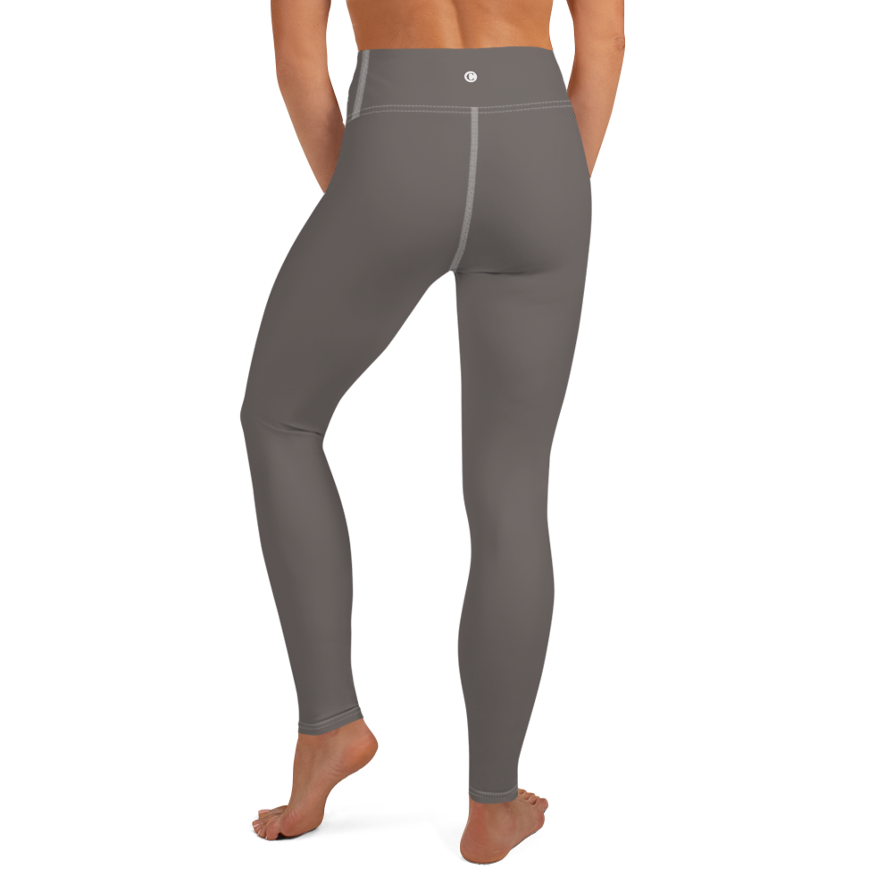 Michigan Upper Peninsula Yoga Leggings (w/ UP Outline) | Warren Tank Grey