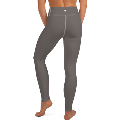 Michigan Upper Peninsula Yoga Leggings (w/ UP Outline) | Warren Tank Grey