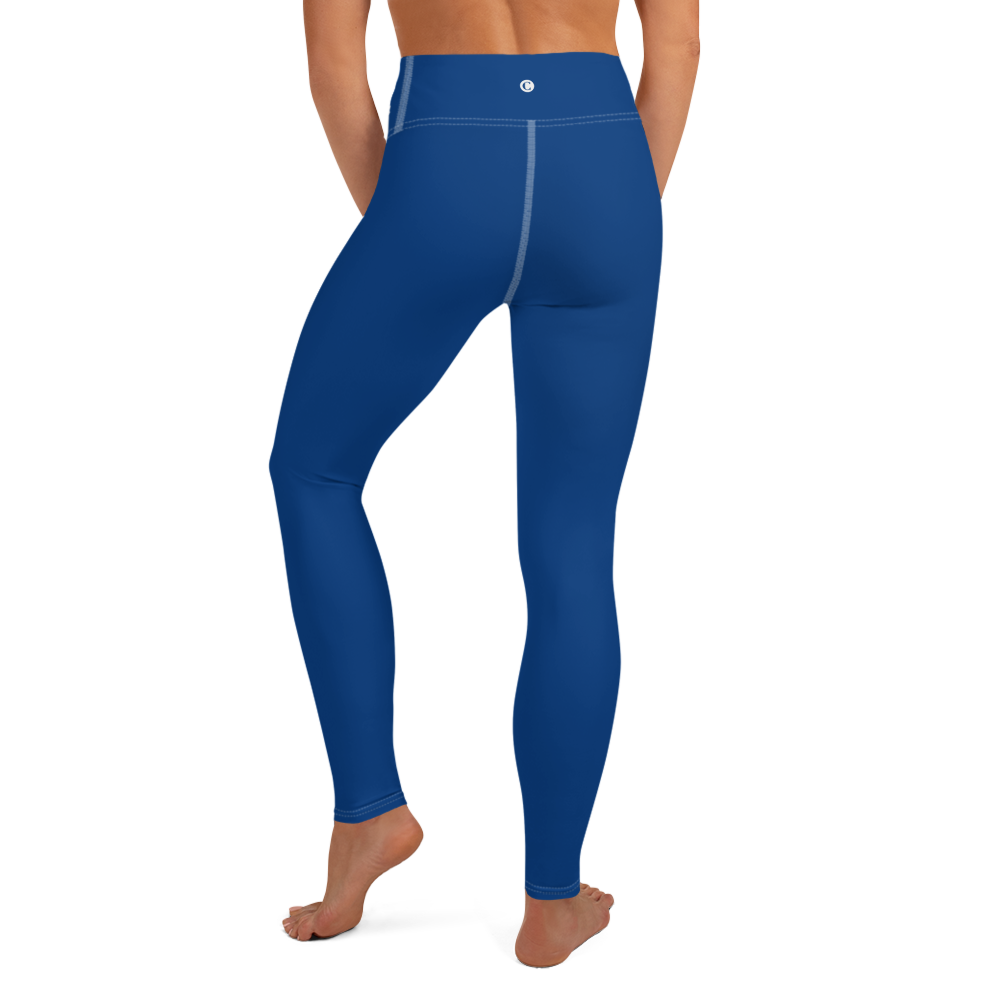 Michigan Upper Peninsula Yoga Leggings (w/ UP Outline) | Dearborn Blue