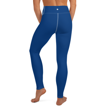 Michigan Upper Peninsula Yoga Leggings (w/ UP Outline) | Dearborn Blue