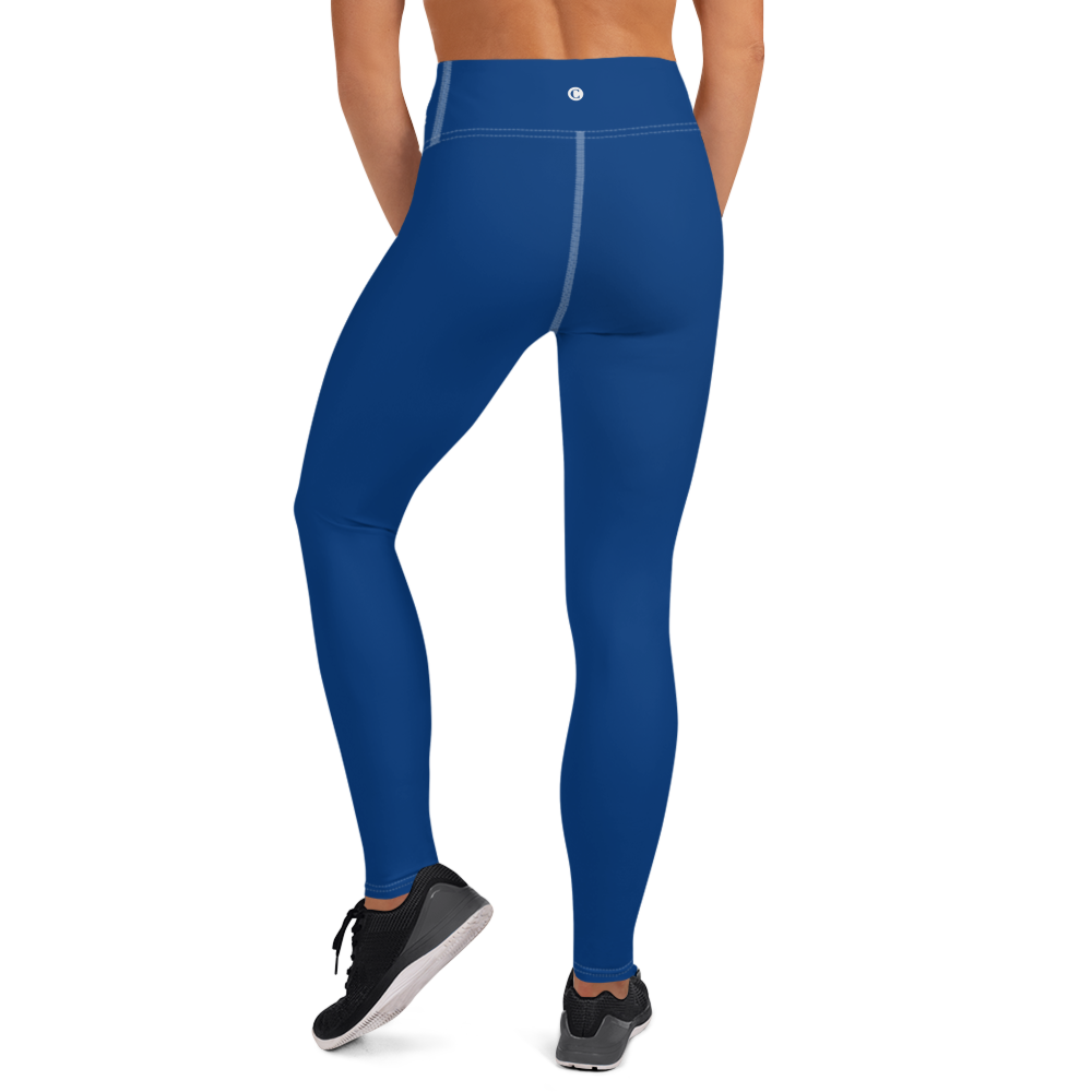 Michigan Upper Peninsula Yoga Leggings (w/ UP Outline) | Dearborn Blue