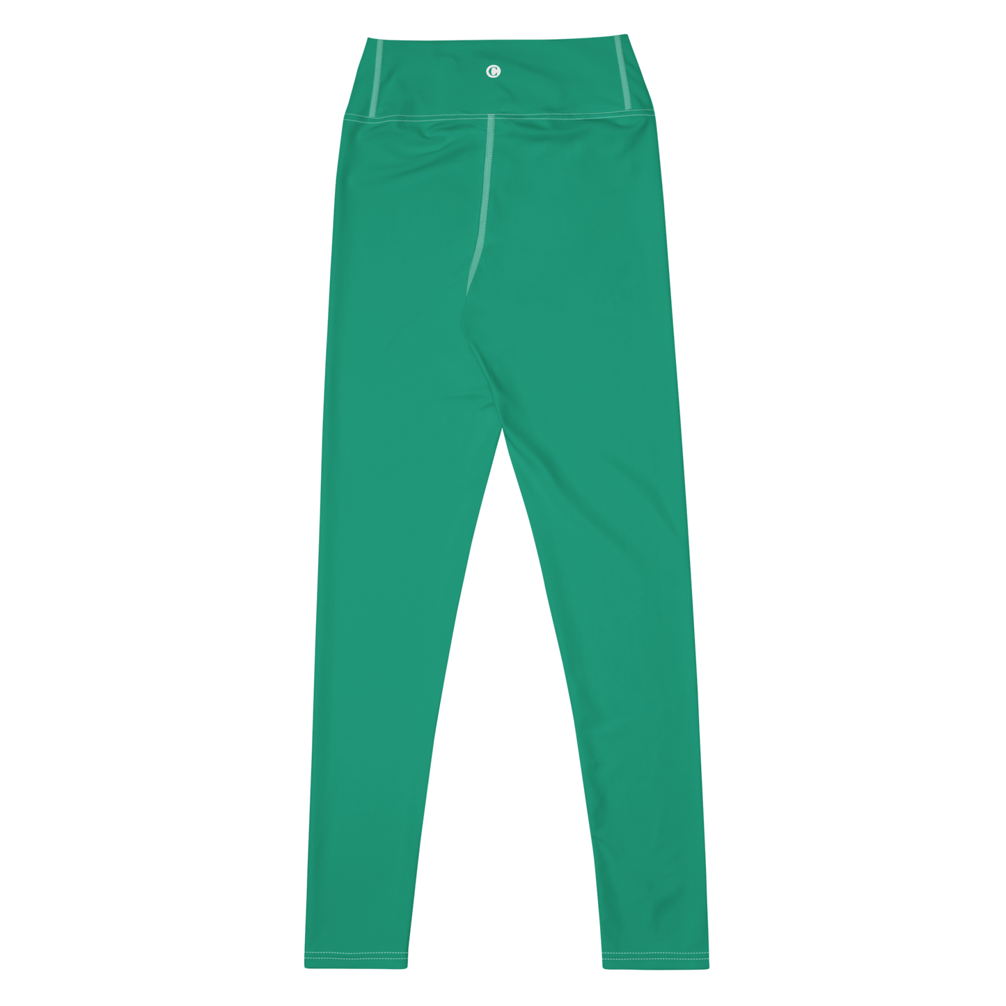 Michigan Upper Peninsula Yoga Leggings (w/ UP Outline) | Emerald Green