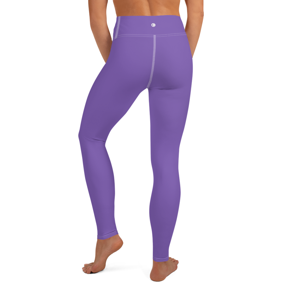 Michigan Upper Peninsula Yoga Leggings (w/ UP Outline) | Lake Iris