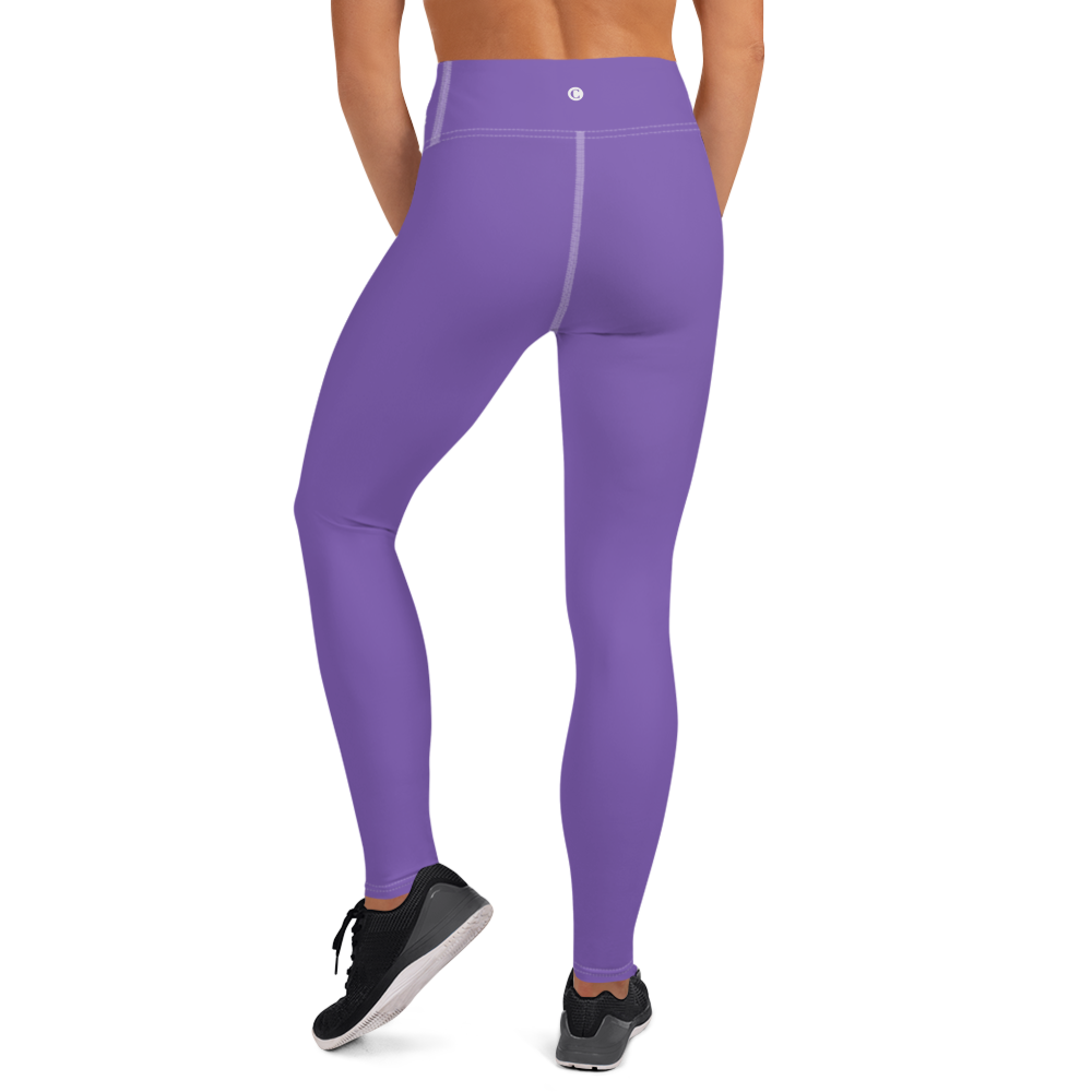 Michigan Upper Peninsula Yoga Leggings (w/ UP Outline) | Lake Iris