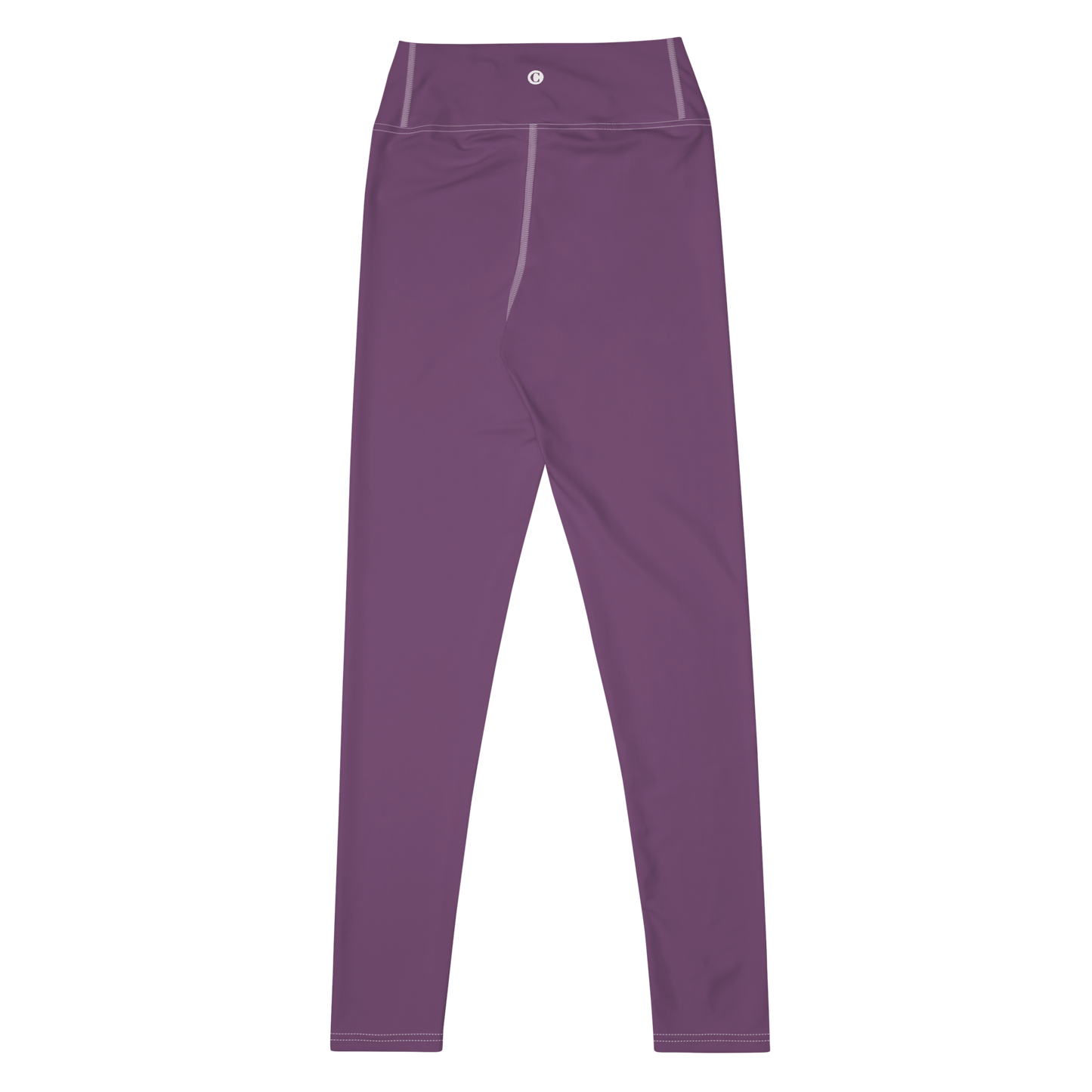 Michigan Upper Peninsula Yoga Leggings (w/ UP Outline) | Plum