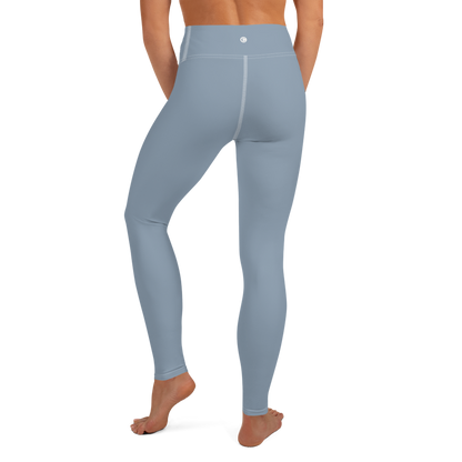 Michigan Upper Peninsula Yoga Leggings (w/ UP Outline) | B-24 Grey