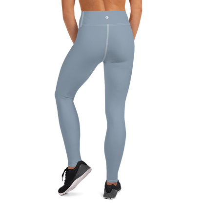 Michigan Upper Peninsula Yoga Leggings (w/ UP Outline) | B-24 Grey