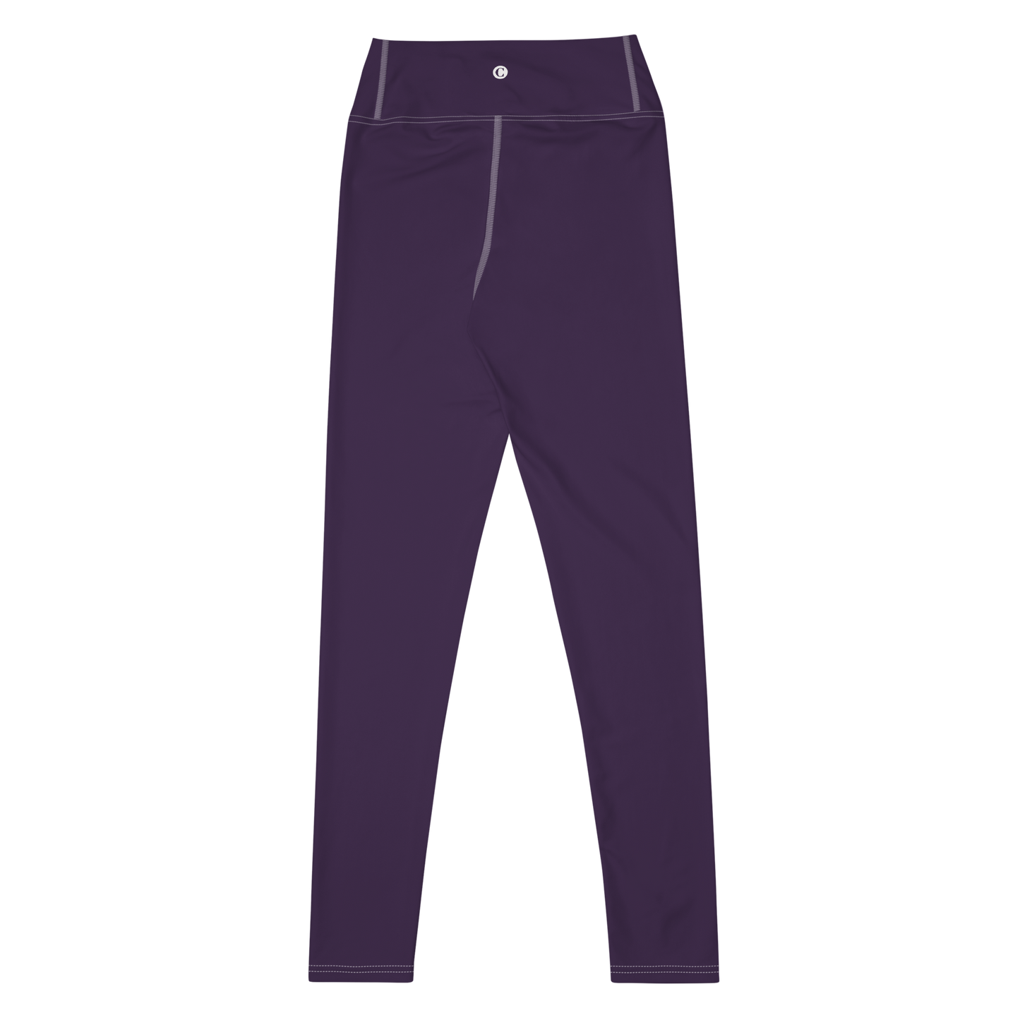 Michigan Upper Peninsula Yoga Leggings (w/ UP Outline) | Blackcurrant