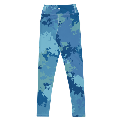 Michigan Upper Peninsula Yoga Leggings (w/ UP Outline) | Great Lakes Camo