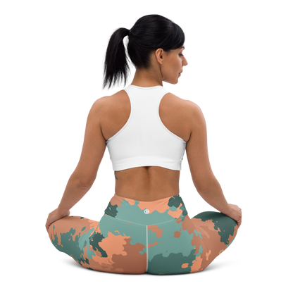 Michigan Upper Peninsula Yoga Leggings (w/ UP Outline) | Copper County Camo