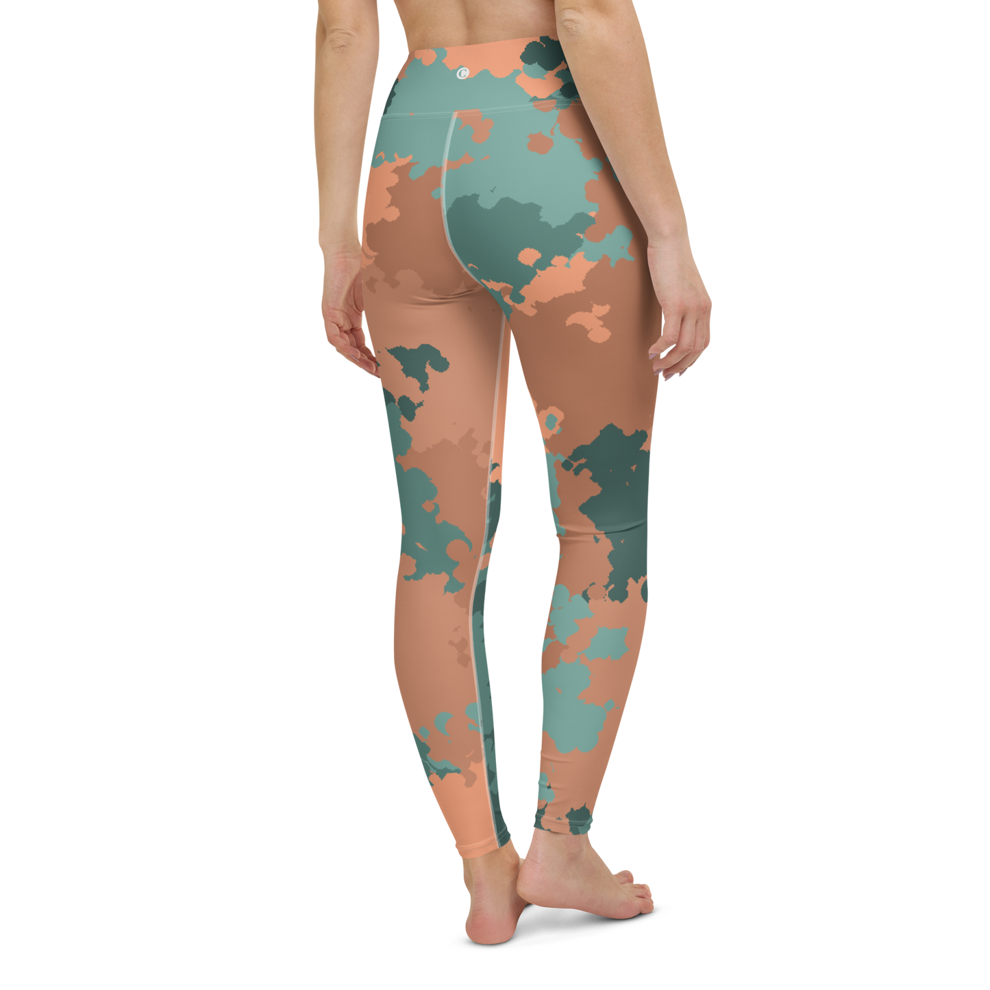 Michigan Upper Peninsula Yoga Leggings (w/ UP Outline) | Copper County Camo