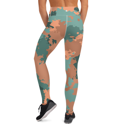 Michigan Upper Peninsula Yoga Leggings (w/ UP Outline) | Copper County Camo