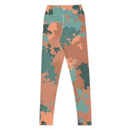 Michigan Upper Peninsula Yoga Leggings (w/ UP Outline) | Copper County Camo