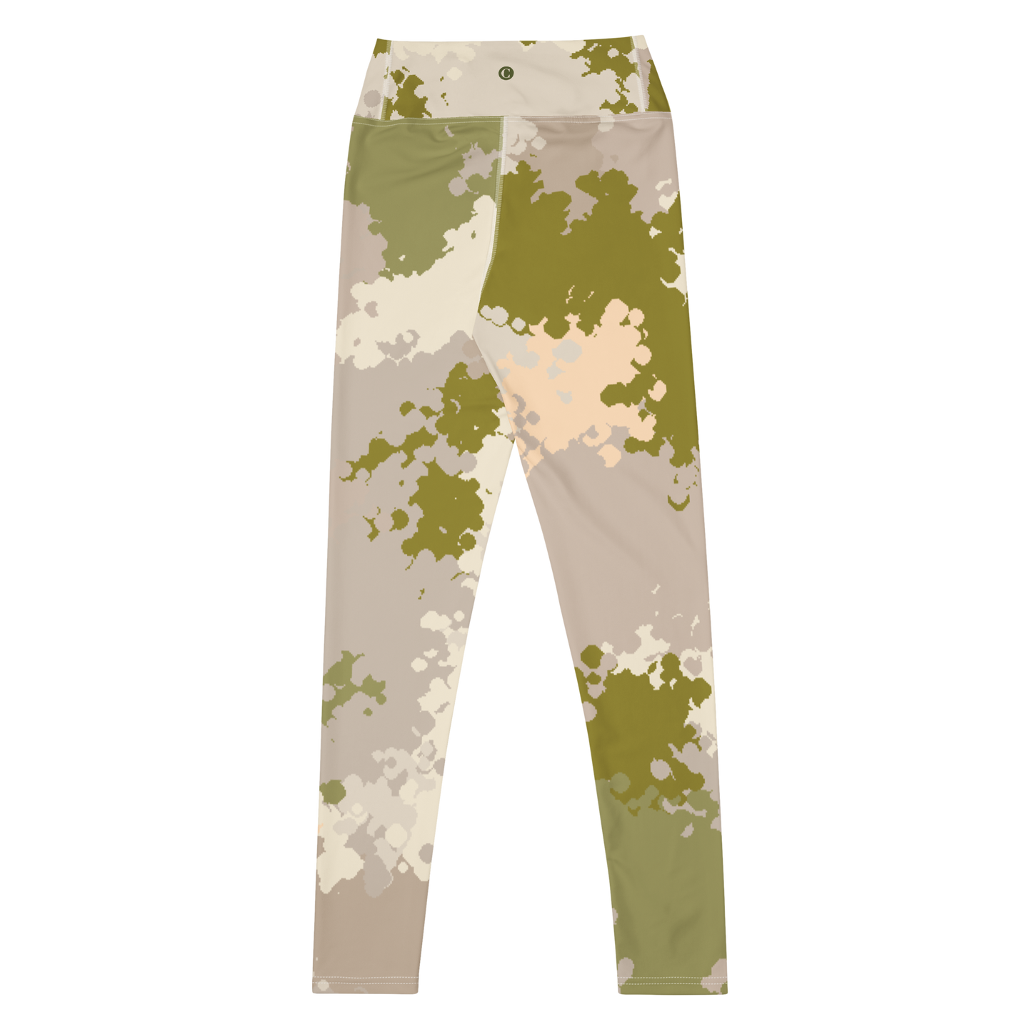 Michigan Upper Peninsula Yoga Leggings (w/ UP Outline) | Rosy Mound Camo