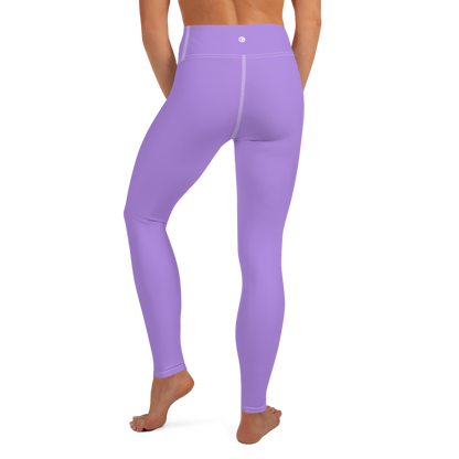 Michigan Upper Peninsula Yoga Leggings (w/ UP Outline) | Lavender