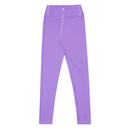 Michigan Upper Peninsula Yoga Leggings (w/ UP Outline) | Lavender