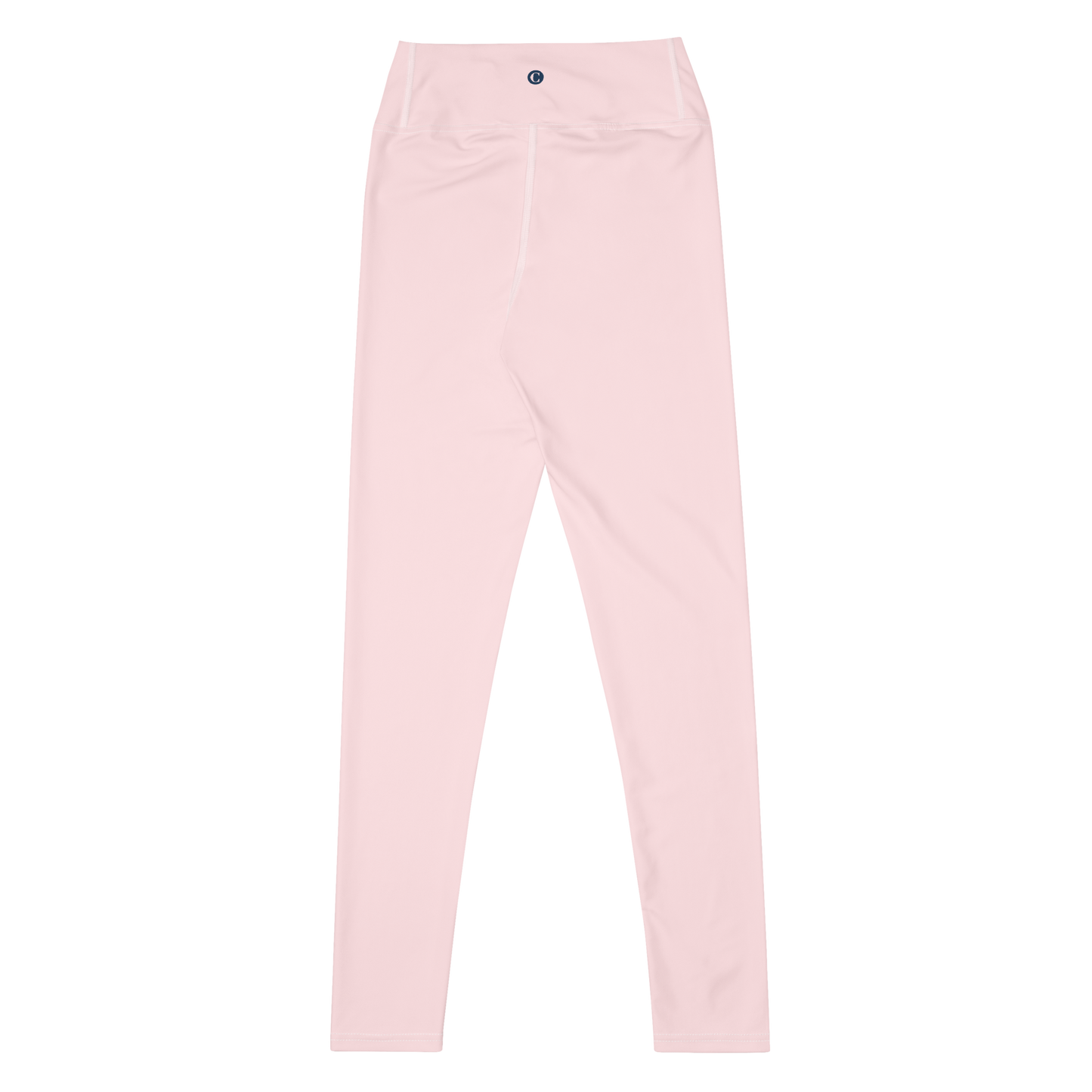 Michigan Upper Peninsula Yoga Leggings (w/ UP Outline) | Pale Pink