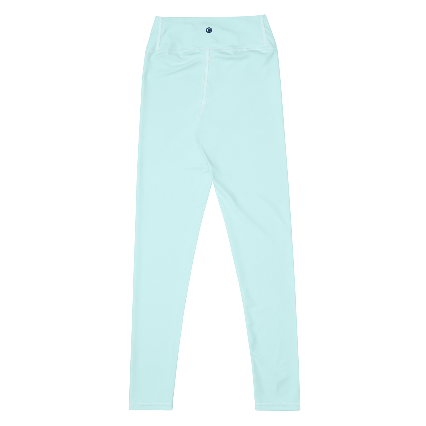 Michigan Upper Peninsula Yoga Leggings (w/ UP Outline) | Cyan