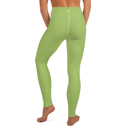 Michigan Upper Peninsula Yoga Leggings (w/ UP Outline) | Gooseberry Green