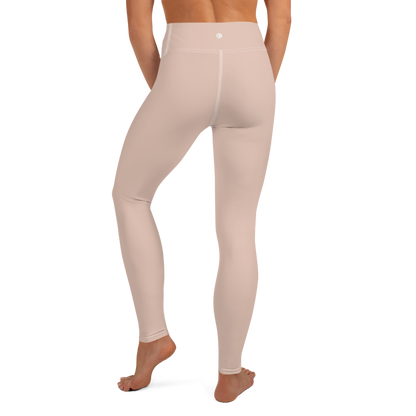 Michigan Upper Peninsula Yoga Leggings (w/ UP Outline) | Rose Gold