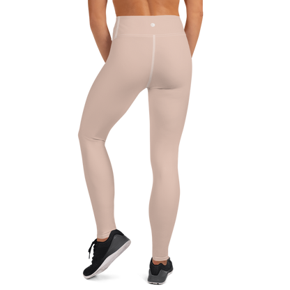 Michigan Upper Peninsula Yoga Leggings (w/ UP Outline) | Rose Gold