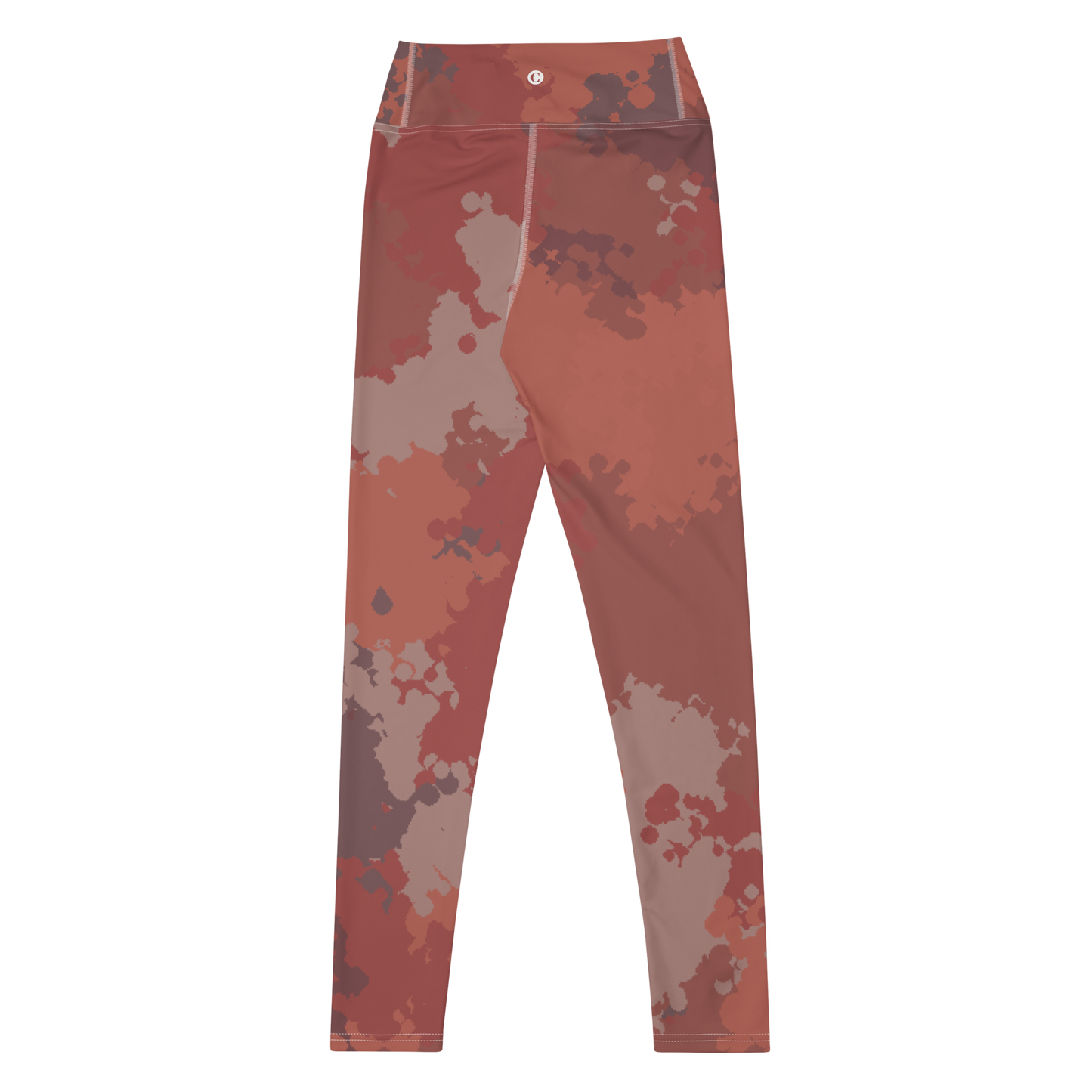 Michigan Upper Peninsula Yoga Leggings (w/ UP USA Flag) | Ore Dock Camo