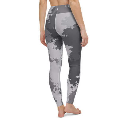 Michigan Upper Peninsula Yoga Leggings (w/ UP USA Flag) | Iron Ore Camo