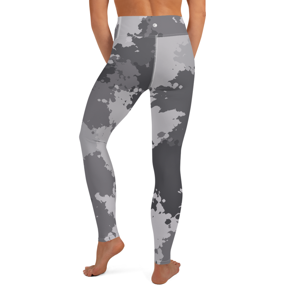 Michigan Upper Peninsula Yoga Leggings (w/ UP USA Flag) | Iron Ore Camo