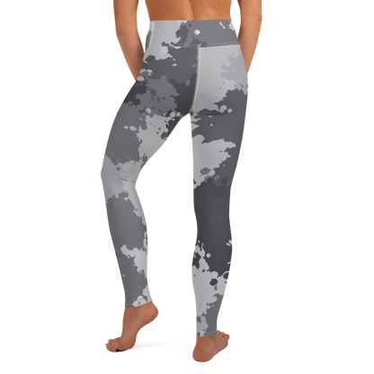 Michigan Upper Peninsula Yoga Leggings (w/ UP USA Flag) | Iron Ore Camo