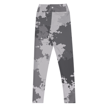 Michigan Upper Peninsula Yoga Leggings (w/ UP USA Flag) | Iron Ore Camo