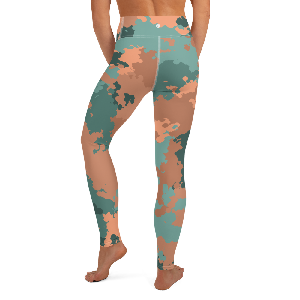 Michigan Upper Peninsula Yoga Leggings (w/ UP USA Flag) | Copper County Camo