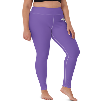 Michigan Upper Peninsula Yoga Leggings (w/ UP Outline) | Lake Iris