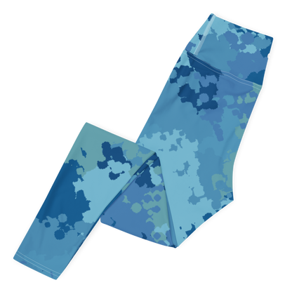 Michigan Upper Peninsula Yoga Leggings (w/ UP Outline) | Great Lakes Camo