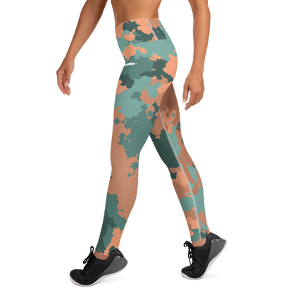 Michigan Upper Peninsula Yoga Leggings (w/ UP Outline) | Copper County Camo