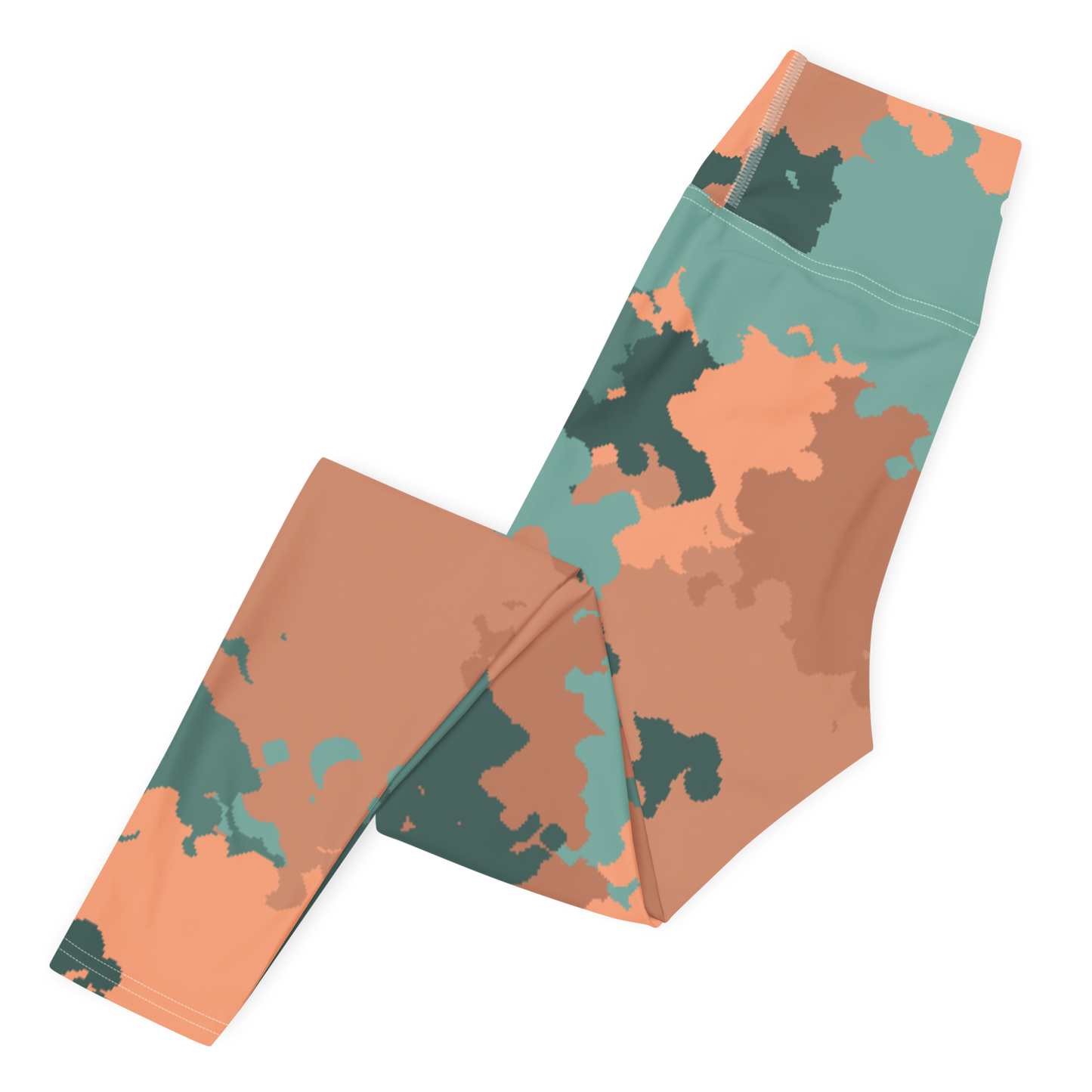 Michigan Upper Peninsula Yoga Leggings (w/ UP Outline) | Copper County Camo