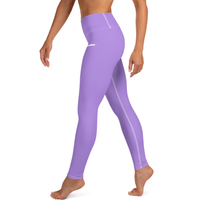 Michigan Upper Peninsula Yoga Leggings (w/ UP Outline) | Lavender