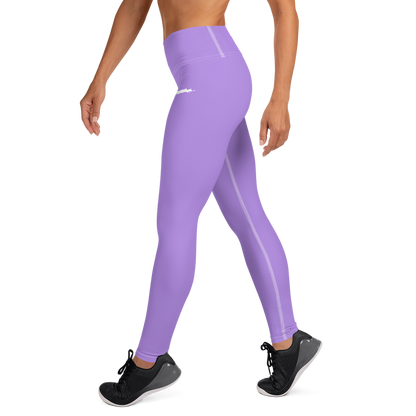 Michigan Upper Peninsula Yoga Leggings (w/ UP Outline) | Lavender