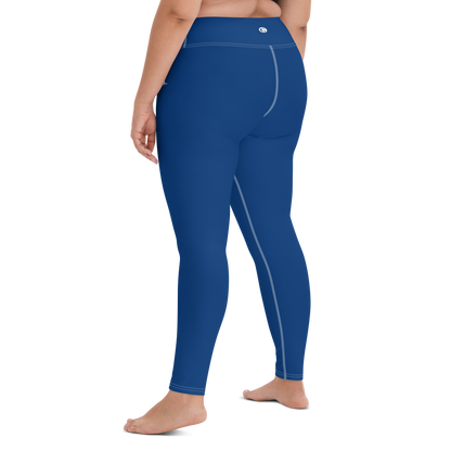 Michigan Upper Peninsula Yoga Leggings (w/ UP Outline) | Dearborn Blue