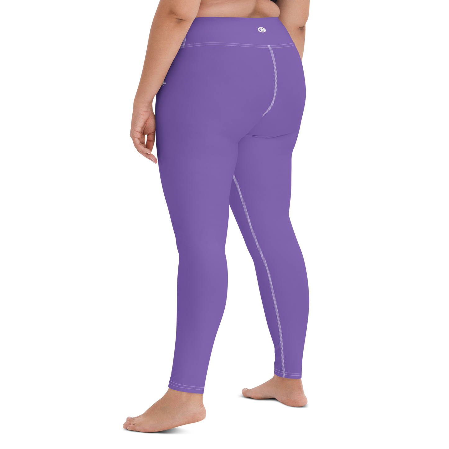 Michigan Upper Peninsula Yoga Leggings (w/ UP Outline) | Lake Iris