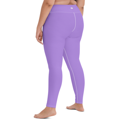 Michigan Upper Peninsula Yoga Leggings (w/ UP USA Flag) | Lavender