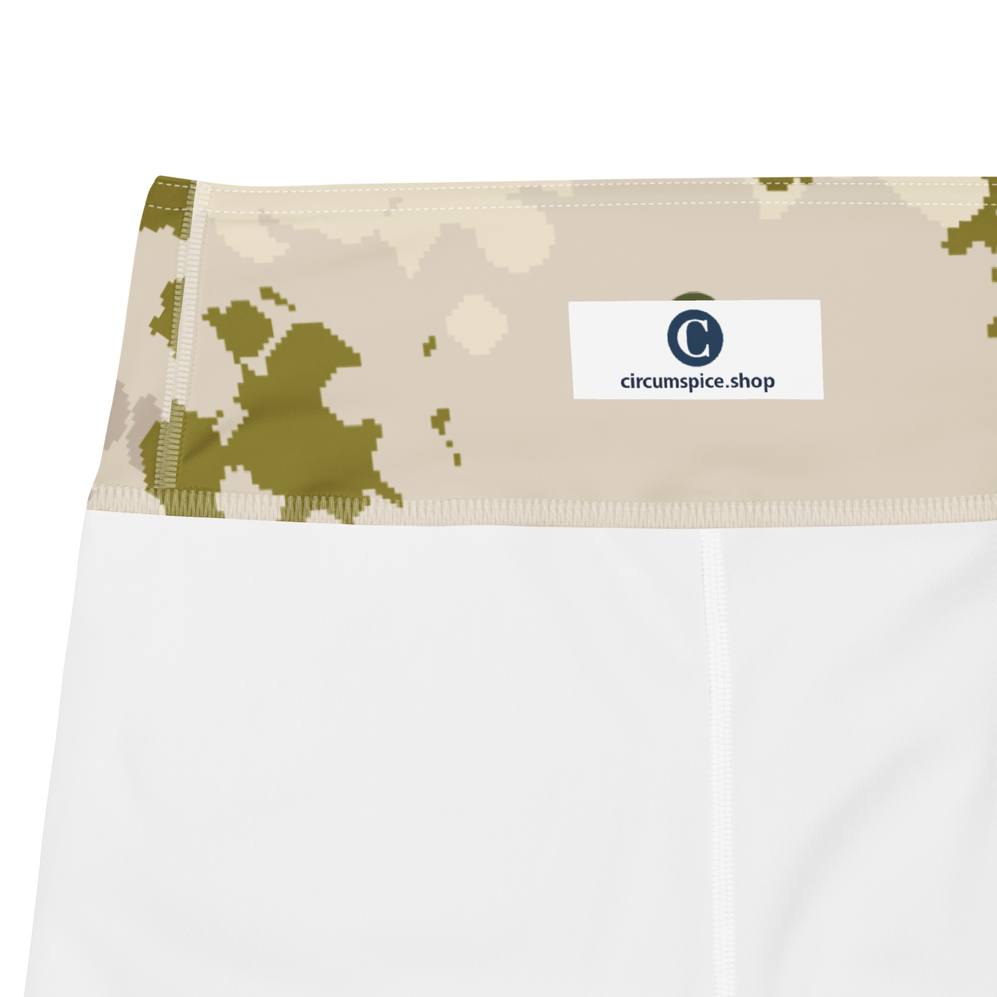 Michigan Upper Peninsula Yoga Leggings (w/ UP Outline) | Rosy Mound Camo