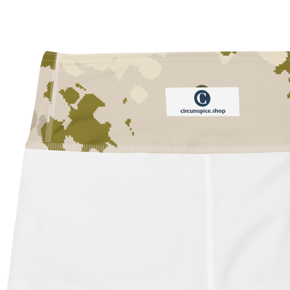 Michigan Upper Peninsula Yoga Leggings (w/ UP Outline) | Rosy Mound Camo