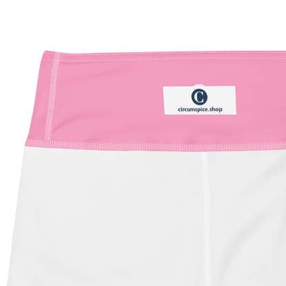 Michigan Upper Peninsula Yoga Leggings (w/ UP Outline) | '67 Caddie Pink